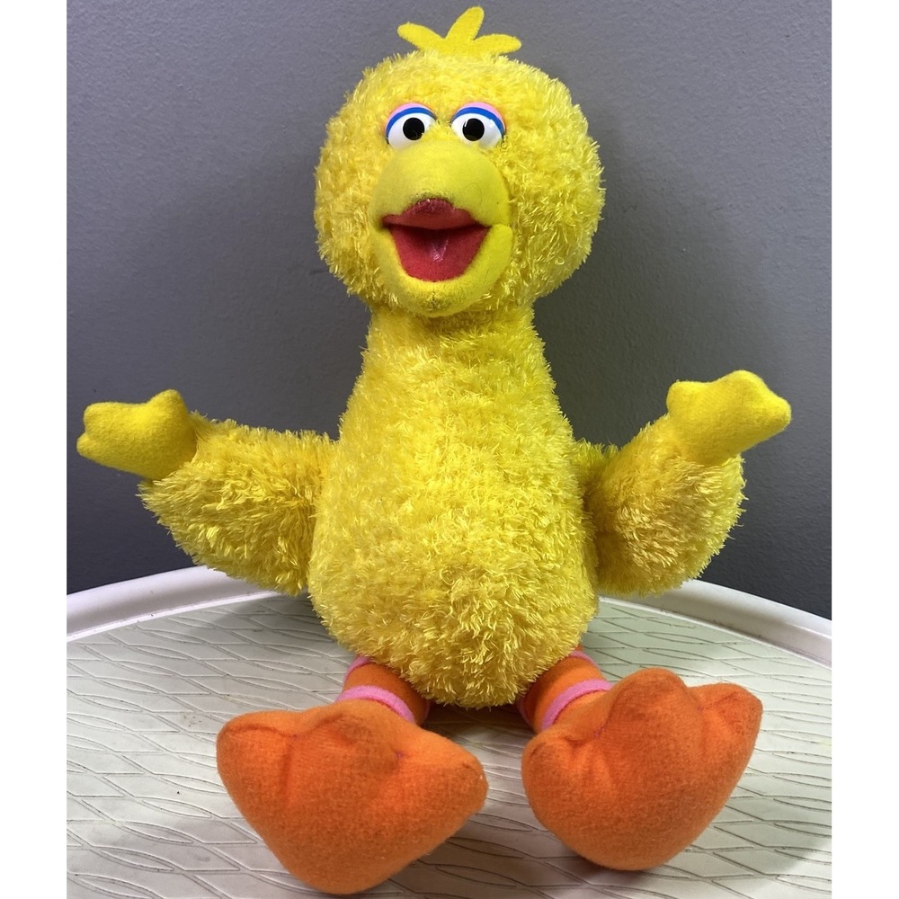 Kohl's Cares: Sesame Place/Street BIG BIRD 12" Tall Plush Yellow Good Cond.